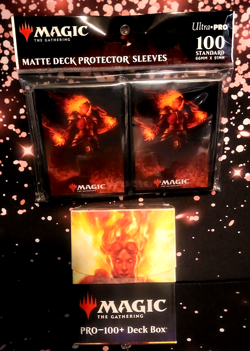 GirlGames - ULTRA PRO CHANDRA STANDARD DECK PROTECTOR CARD SLEEVES 100+ MTG BOX - Image 1