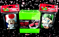 GirlGames - ULTRA PRO NINTENDO SUPER MARIO STANDARD CARD SLEEVES & DUAL DECK BOX - Image 1