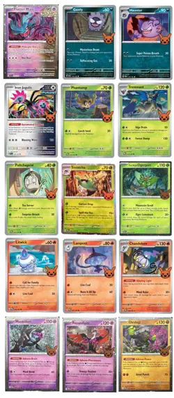 Pokemon Trick or Trade Complete Set of 30 Cards 2024 Halloween Trick or Treat - Image 2