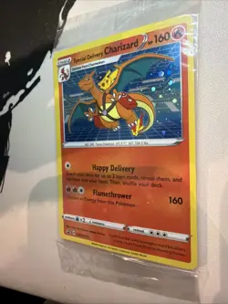 Special Delivery Charizard Pokemon Center Promo Card Holo (SWSH075) - SEALED - Image 4