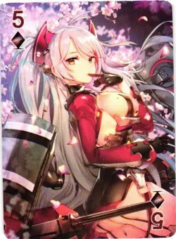 PRINZ EUGEN AZUR LANE Playing Card Goddess Story Anime Collectible Card - Image 1