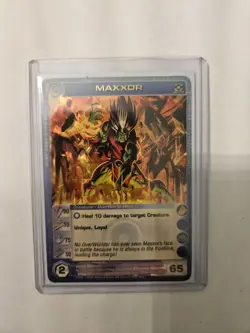 Chaotic TCG Maxxor Creature Card Max Energy And Speed NM Ultra Rare - Image 1