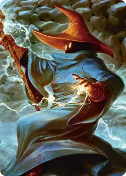 Normal - The Destined Black Mage Scene Art Card - 6 - NM - EN - Image 1