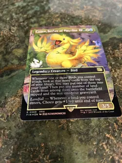 Choco, Seeker of Paradise (Borderless) (Chocobo Track Foil) Final Fantasy Foil - Image 4