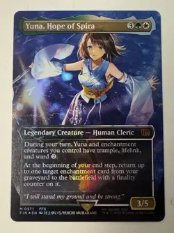 Yuna, Hope of Spira (Borderless) (Chocobo Track Foil) Final Fantasy Foil - Image 1