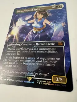 Yuna, Hope of Spira (Borderless) (Chocobo Track Foil) Final Fantasy Foil - Image 2