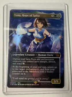 Yuna, Hope of Spira (Borderless) (Chocobo Track Foil) Final Fantasy Foil - Image 4