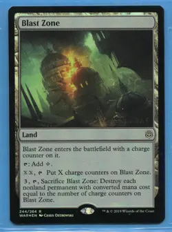MTG: PreRelease Promo: War of the Spark: Blast Zone: FOIL - Image 1