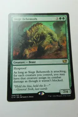 MTG Siege Behemoth x1- -Commander 2014-Lightly Played - Image 1