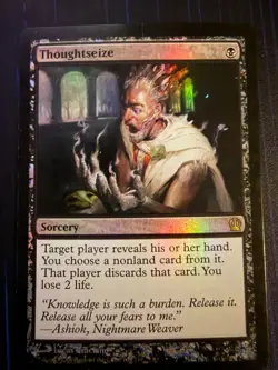 MTG Magic Thoughtseize Theros Foil MP/LP Rare - Image 1