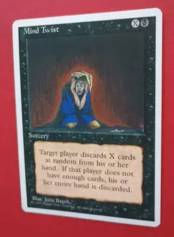 Magic the Gathering MTG Fourth (4th) Edition MIND TWIST LP/EX R 1995! - Image 2