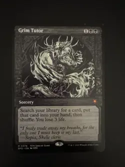 Grim Tutor (Showcase) Special Guests Regular MTG Near Mint - Image 1