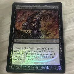 Yawgmoth's Will FOIL MTG Judge Promo Magic The Gathering MP - Image 2