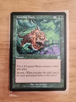 Hunting Pack - Scourge - MTG Magic - Uncommon - Green Instant - Image 1