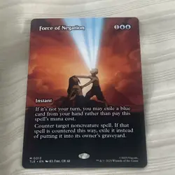 Force of Negation Borderless Avatar The Last Airbender MTG Magic The Gathering - Image 1