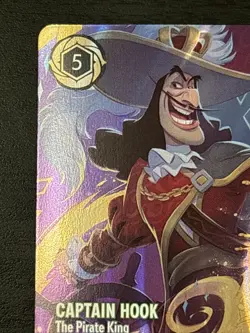 Disney Lorcana Enchanted Captain Hook 215/204 Reign of Jafar Enchanted Foil NM - Image 2