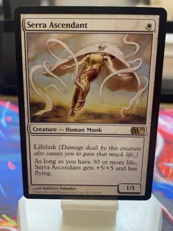 Wizards Serra Ascendant Core Set 2011 Rare Regular White Creature Human Monk - Image 1