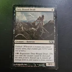 MTG Magic the Gathering Duty-Bound Dead (92/260) Magic 2013 LP TCG CCG - Image 1
