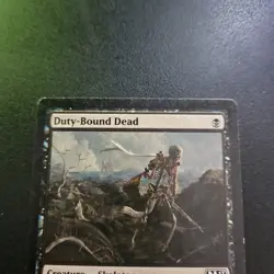 MTG Magic the Gathering Duty-Bound Dead (92/260) Magic 2013 LP TCG CCG - Image 2