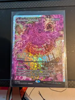 MTG: Lorwyn Eclipsed: 395 Bloodline Bidding Fracture Foil NM - Image 1