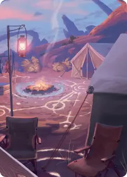 Normal - Chocobo Camp Scene Art Card - 21 - NM - EN - Image 1