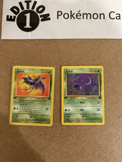 Zubat 1st Edition Pokemon Card Lot Vintage WOTC - Image 1