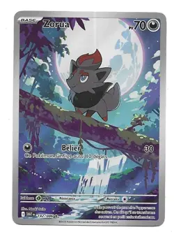 CARTE POKEMON ZORUA 70 PV 142/086 ECARLATE ET VIOLET FLAMME BLANCHE NEUVE - Image 1