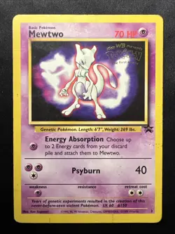 mewtwo black star promo 3 Pokemon The First Movie DMG - Image 1