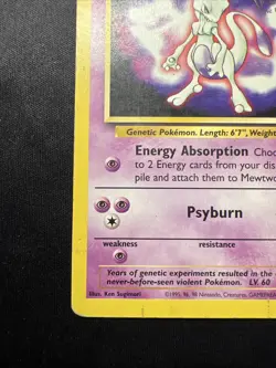 mewtwo black star promo 3 Pokemon The First Movie DMG - Image 5
