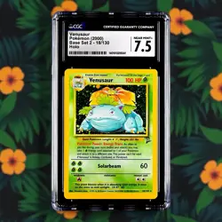 ✨ CGC 7.5 NM+ Venusaur Holo 18/130 Base Set 2 2000 🌺 Pokemon TCG - Image 1