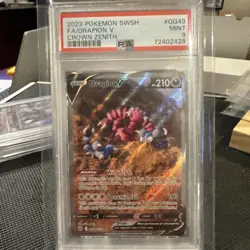 2023 Pokemon SWSH FA/Drapion V CROWN ZENITH PSA 9 - Image 1