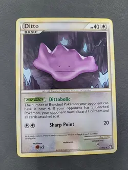 Pokemon Ditto 17/102 Triumphant Regular Rare Non Holo LP - Image 1