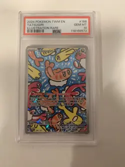 Pokemon Tatsugiri 186/167 PSA 10 Twilight Masquerade - Image 1