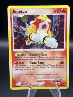 Pokemon Entei Secret Wonders 4/132 Holo Rare - Image 1