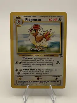 Pokemon TCG Pidgeotto Base Set 28/130 Lightly Played Vintage - Image 1