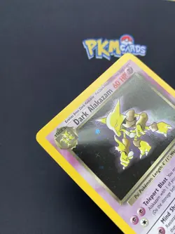 Pokemon TCG Dark Alakazam Team Rocket 1/82 Holo Rare LP. - Image 2