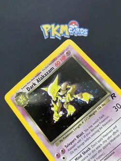 Pokemon TCG Dark Alakazam Team Rocket 1/82 Holo Rare LP. - Image 3