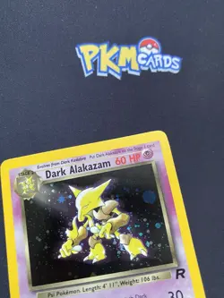 Pokemon TCG Dark Alakazam Team Rocket 1/82 Holo Rare LP. - Image 4