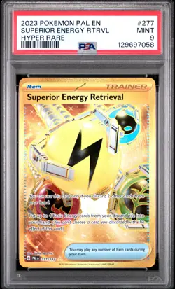 2023 POKEMON PAL EN-PALDEA EVOLVED HYPER RARE SUPERIOR ENERGY RETRIEVAL PSA 9 - Image 1