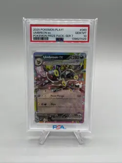 Pokemon Umbreon Ex Prize Pack Series 7 Psa 10 Low Pop #060 Play! - Image 1
