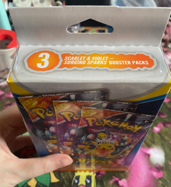 Pokemon TCG - Surging Sparks - 3 Pack Boosters - Factory Sealed - Image 4