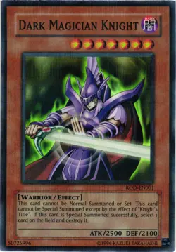 Yugioh Dark Magician Knight ROD-EN001 Super Parallel Rare VLP - Image 1