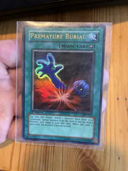 Yu-Gi-Oh! TCG Premature Burial Blue Eyes White Dragon And More Lot - Image 2