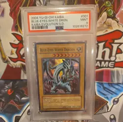 2004 Yu-Gi-Oh! Blue-Eyes White Dragon SKE-001 PSA 9 Starter Deck Kaiba Evolution - Image 1