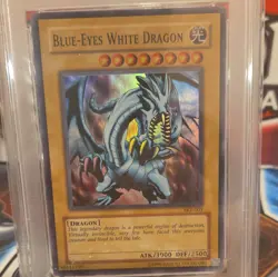 2004 Yu-Gi-Oh! Blue-Eyes White Dragon SKE-001 PSA 9 Starter Deck Kaiba Evolution - Image 2