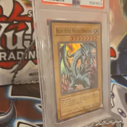 2004 Yu-Gi-Oh! Blue-Eyes White Dragon SKE-001 PSA 9 Starter Deck Kaiba Evolution - Image 4