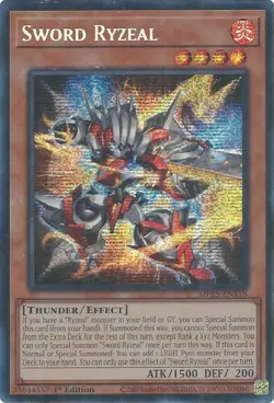 1st Edition - Sword Ryzeal - MP25-EN118 - 2025 Mega-Pack - NM - Image 1