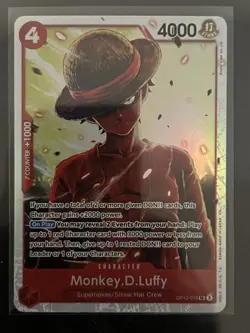 MONKEY D LUFFY - One Piece OP12-015 - SR Super Rare - Legacy of the Master - Image 1
