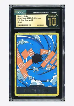 One Piece CGC 10 PRISTINE Don!! Jinbe Glod 2025 EB02 Chinese - Image 1