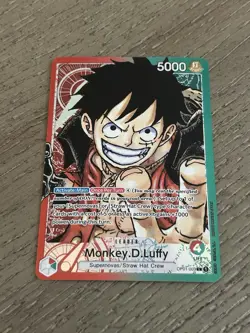 Monkey.D.Luffy (003) (Parallel) OP01-003 Romance Dawn Foil Post Errata - Rare! - Image 1